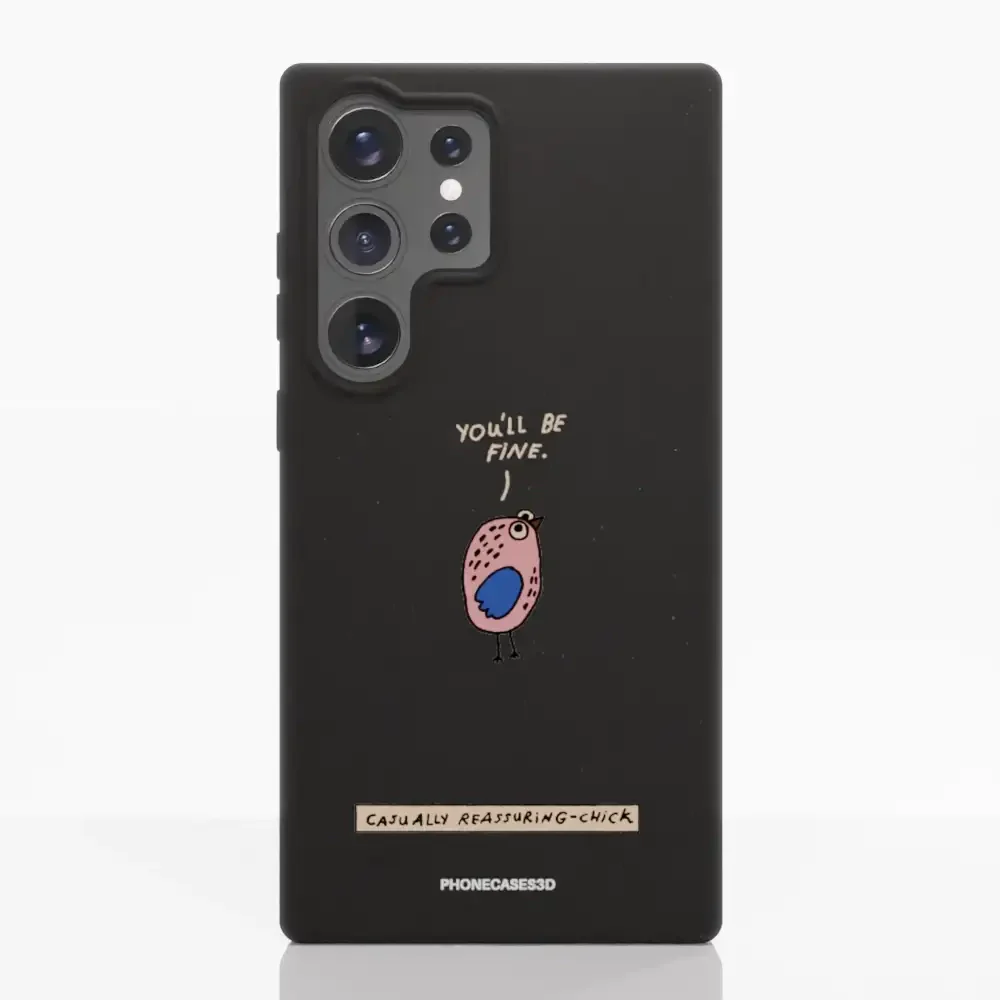 Maja Official Black Compostable Phone Case Design Chick - Image 47