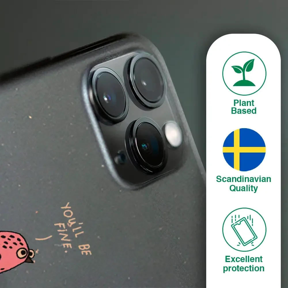 Maja Official Black Compostable Phone Case Design Chick - Image 48