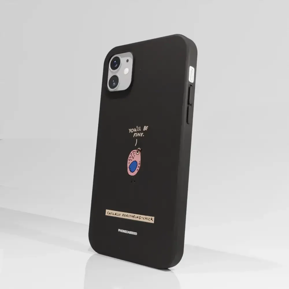 Maja Official Black Compostable Phone Case Design Chick - Image 51