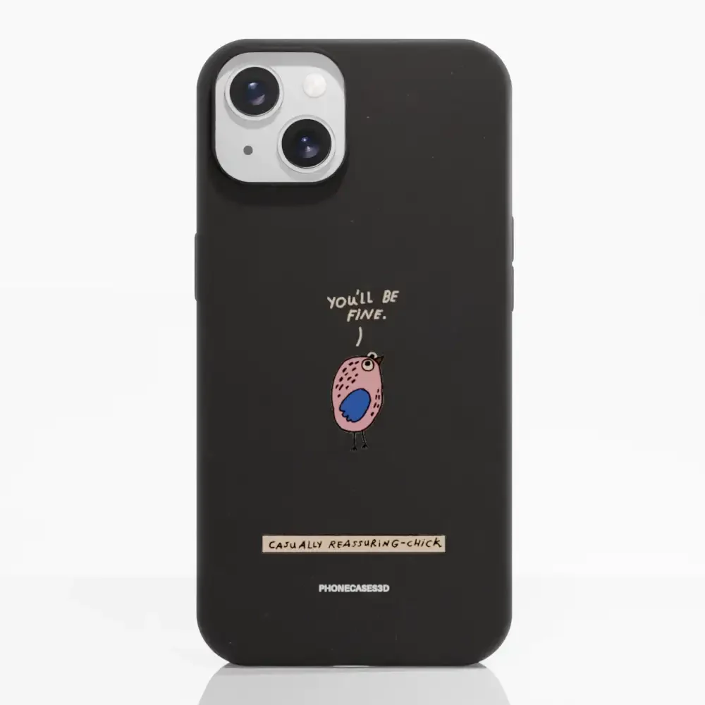 Maja Official Black Compostable Phone Case Design Chick - Image 6