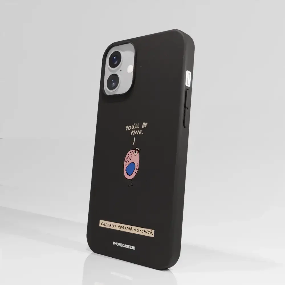 Maja Official Black Compostable Phone Case Design Chick - Image 70