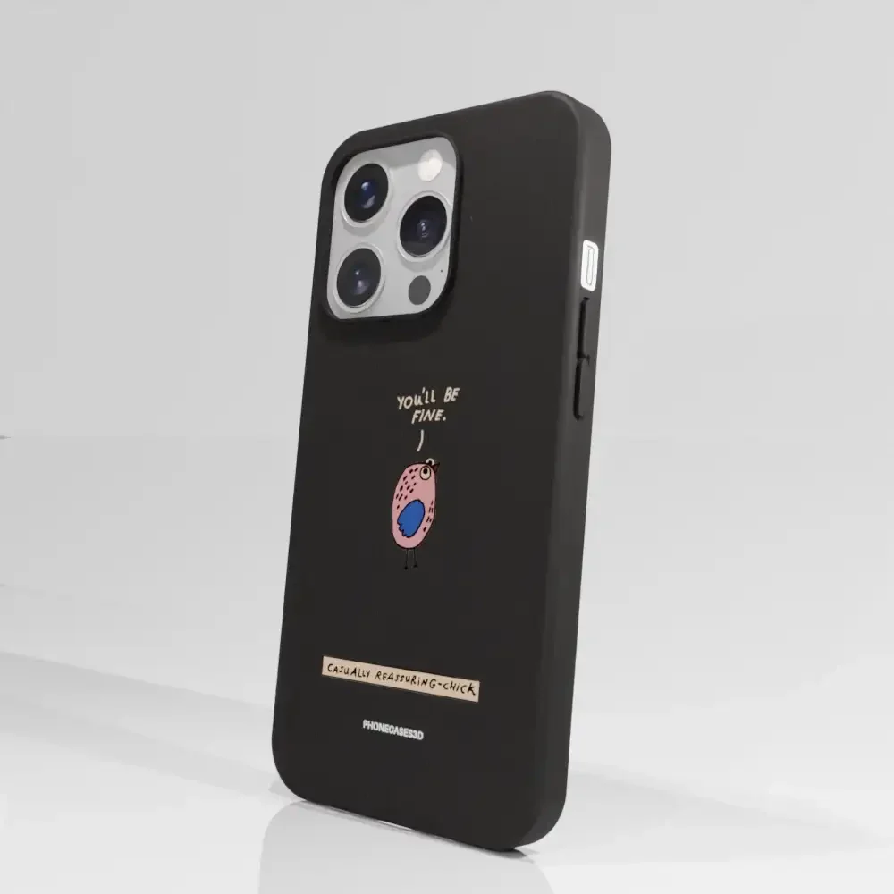 Maja Official Black Compostable Phone Case Design Chick - Image 71