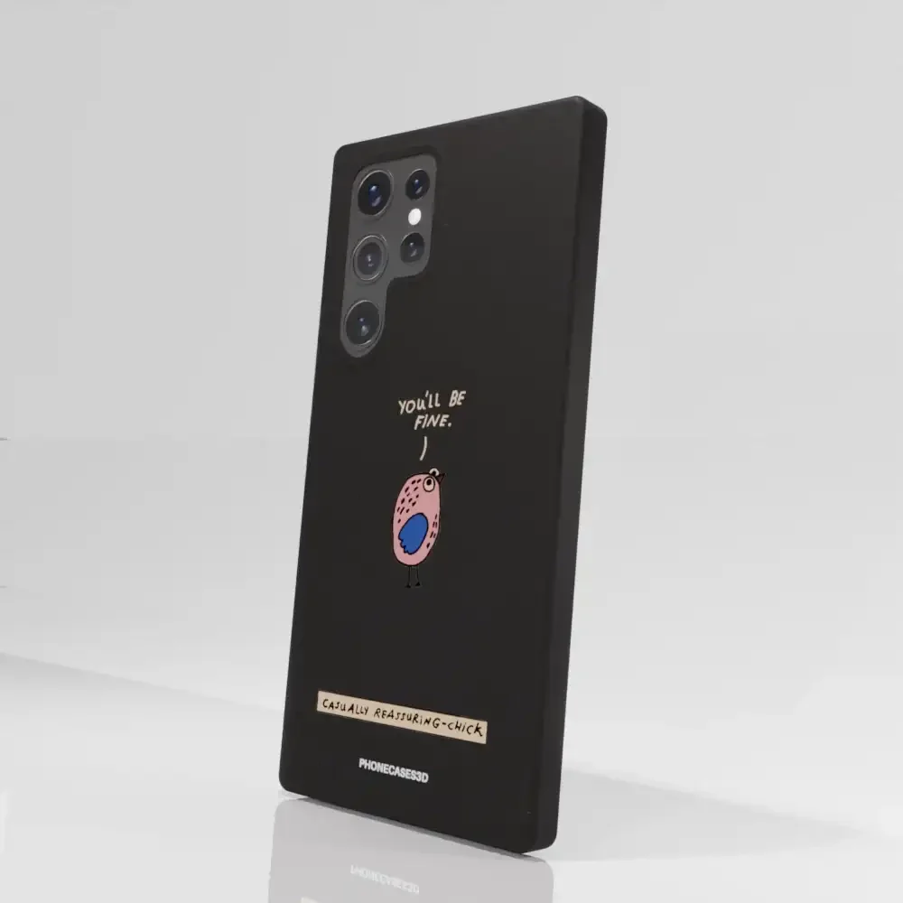 Maja Official Black Compostable Phone Case Design Chick - Image 78