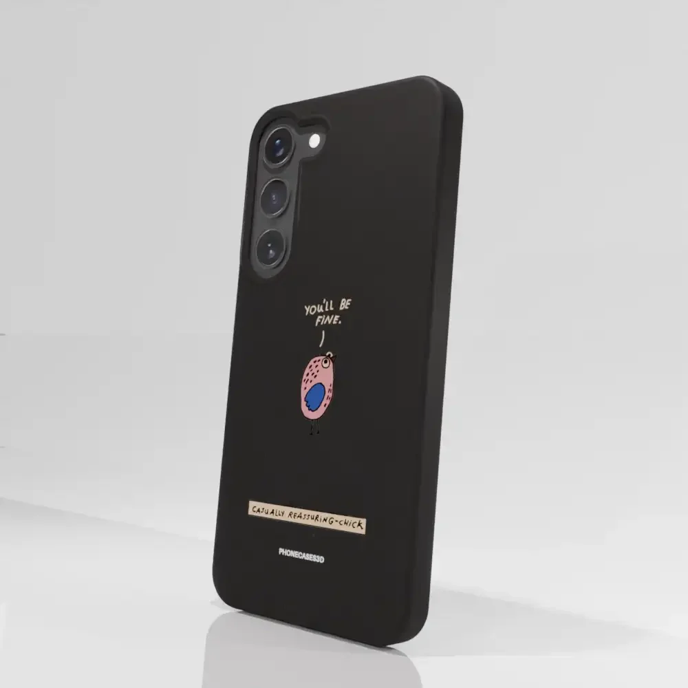 Maja Official Black Compostable Phone Case Design Chick - Image 79