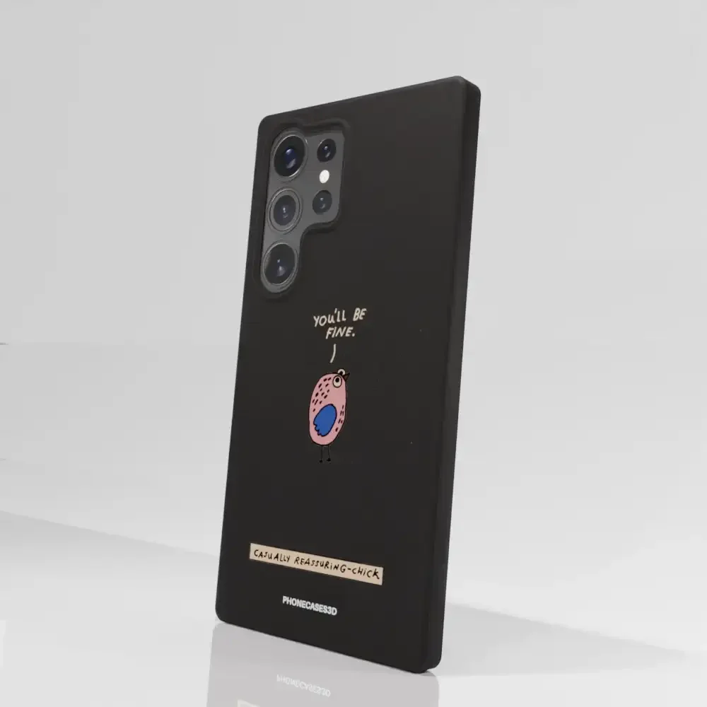 Maja Official Black Compostable Phone Case Design Chick - Image 84