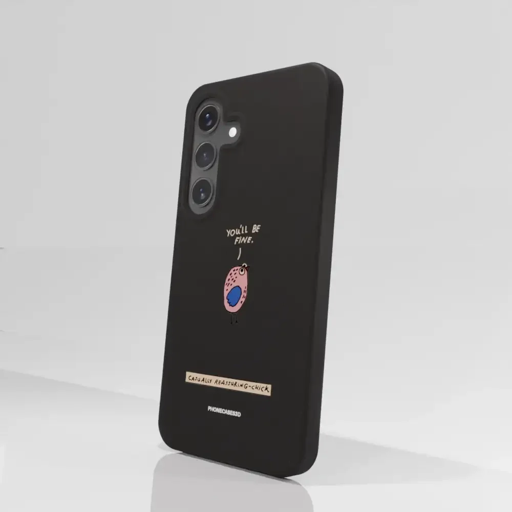 Maja Official Black Compostable Phone Case Design Chick - Image 85