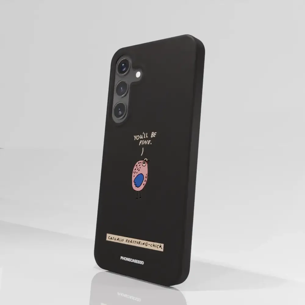 Maja Official Black Compostable Phone Case Design Chick - Image 86