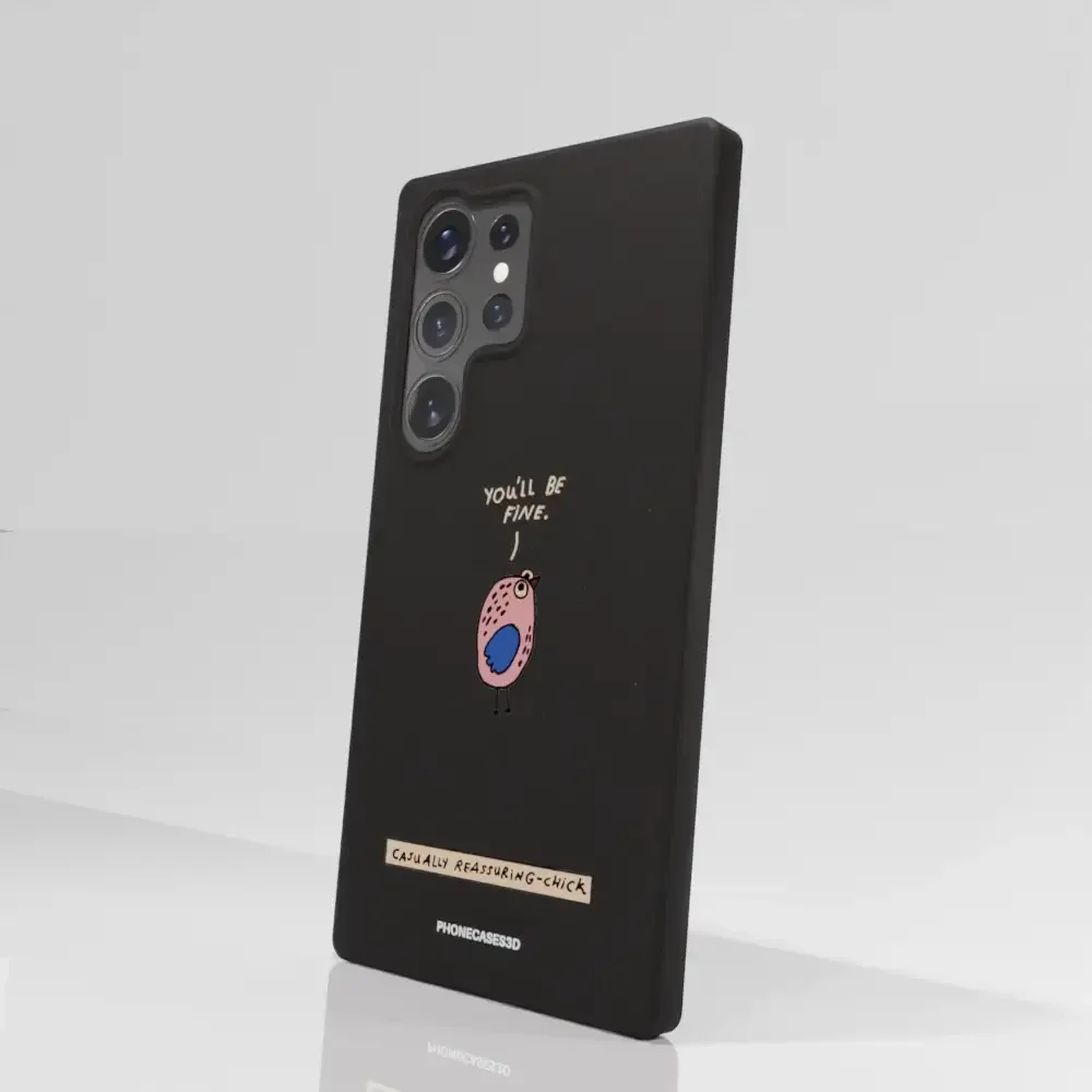 Maja Official Black Compostable Phone Case Design Chick - Image 87