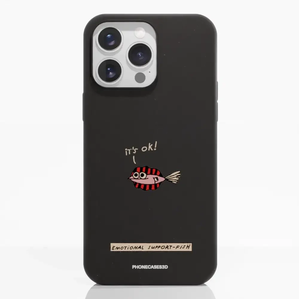 Maja Official Black Compostable Phone Case Design Support-Fish - Image 16