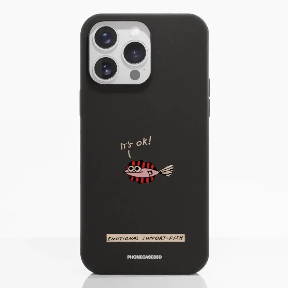 Maja Official Black Compostable Phone Case Design Support-Fish - Image 21