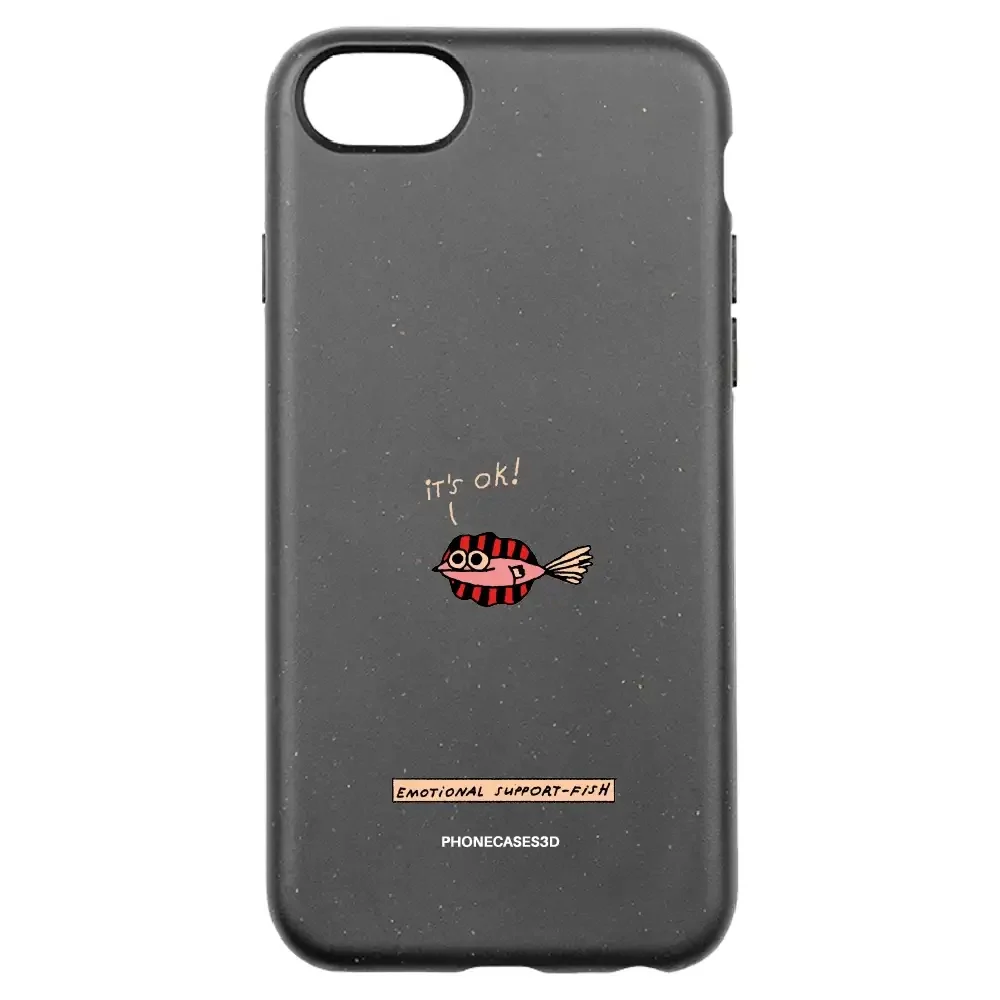 Maja Official Black Compostable Phone Case Design Support-Fish - Image 28