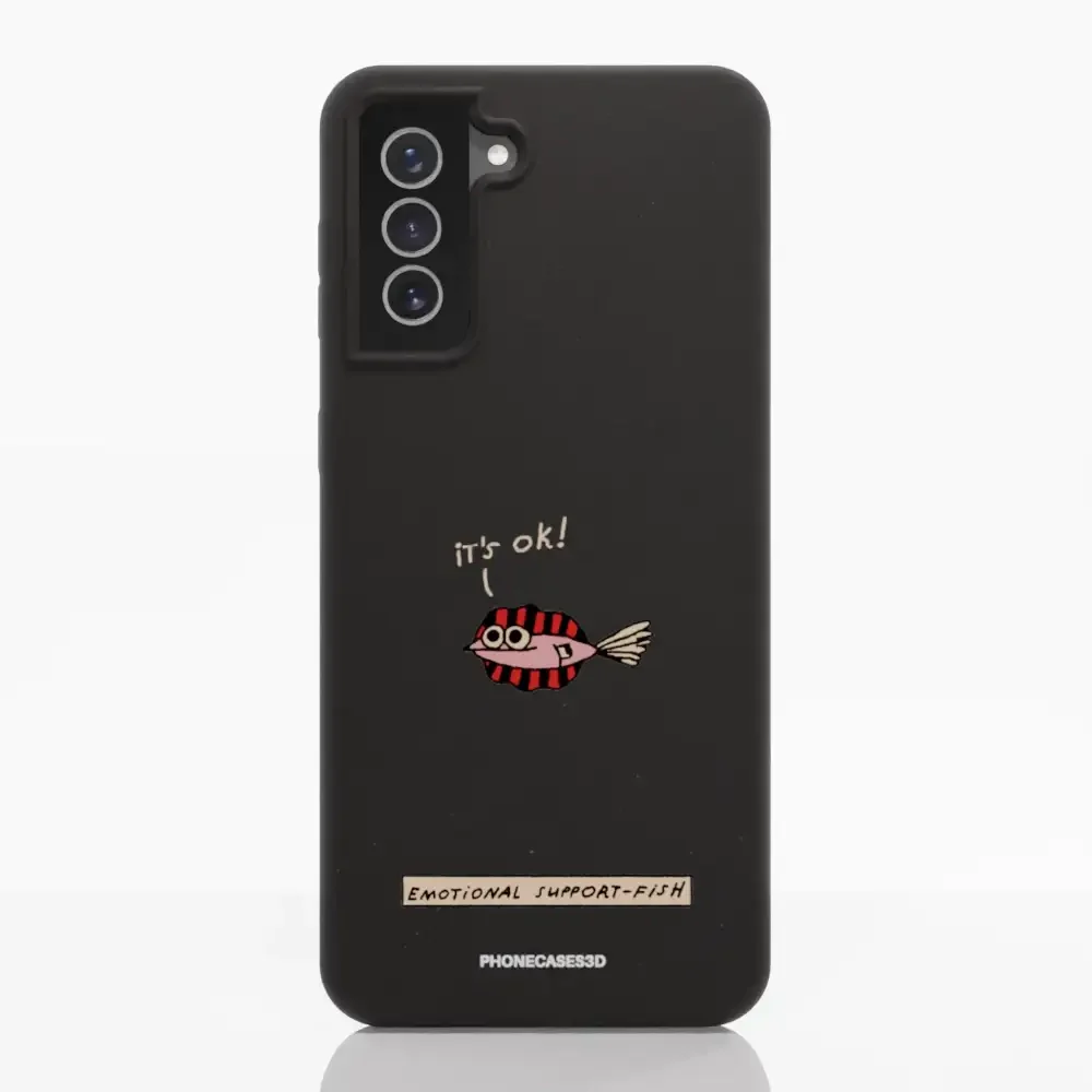 Maja Official Black Compostable Phone Case Design Support-Fish - Image 34