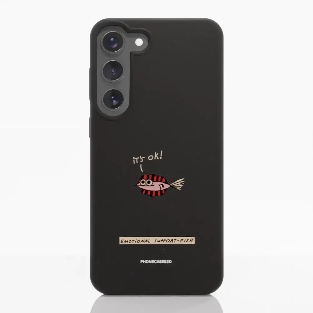Maja Official Black Compostable Phone Case Design Support-Fish - Image 39