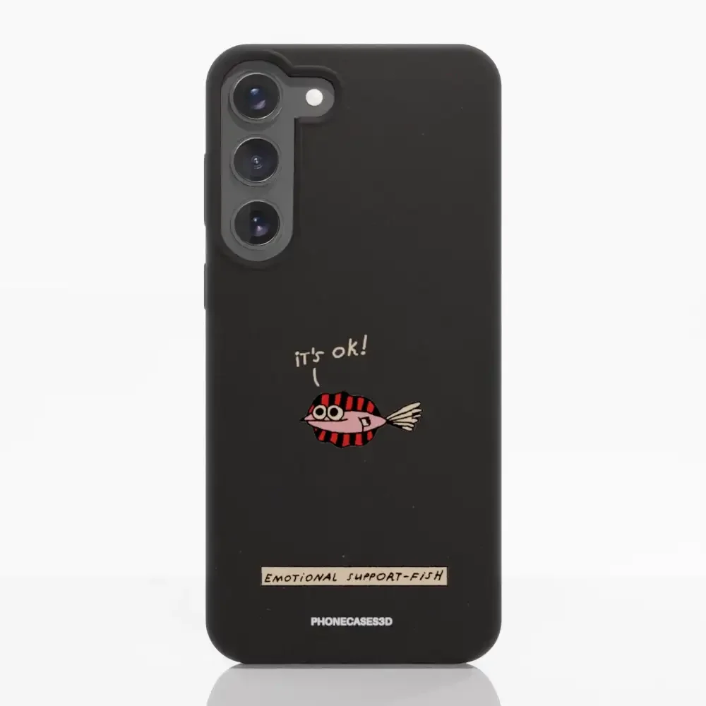 Maja Official Black Compostable Phone Case Design Support-Fish - Image 40