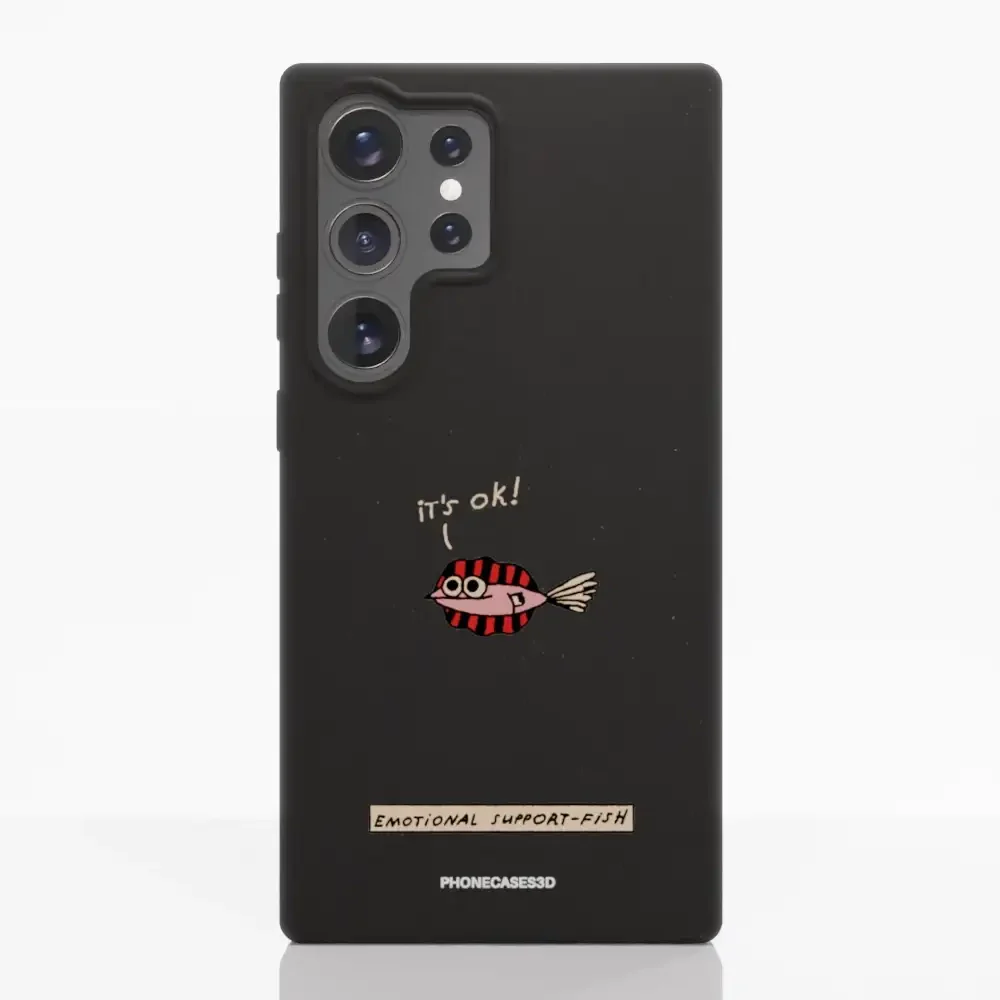 Maja Official Black Compostable Phone Case Design Support-Fish - Image 47