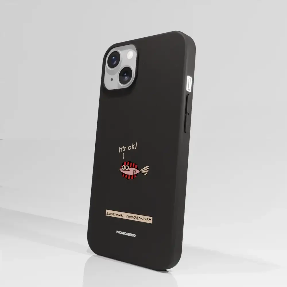 Maja Official Black Compostable Phone Case Design Support-Fish - Image 60