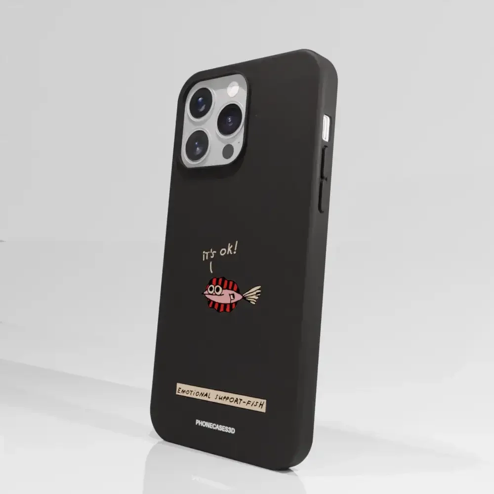 Maja Official Black Compostable Phone Case Design Support-Fish - Image 67