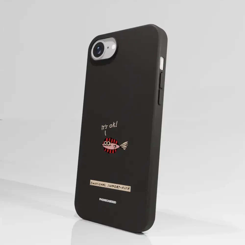 Maja Official Black Compostable Phone Case Design Support-Fish - Image 69