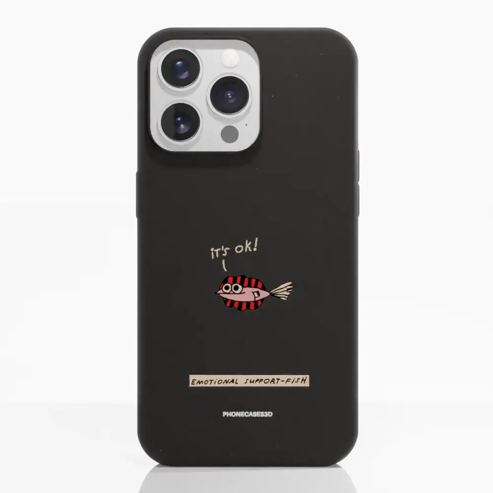 Maja Official Black Compostable Phone Case Design Support-Fish - Image 7