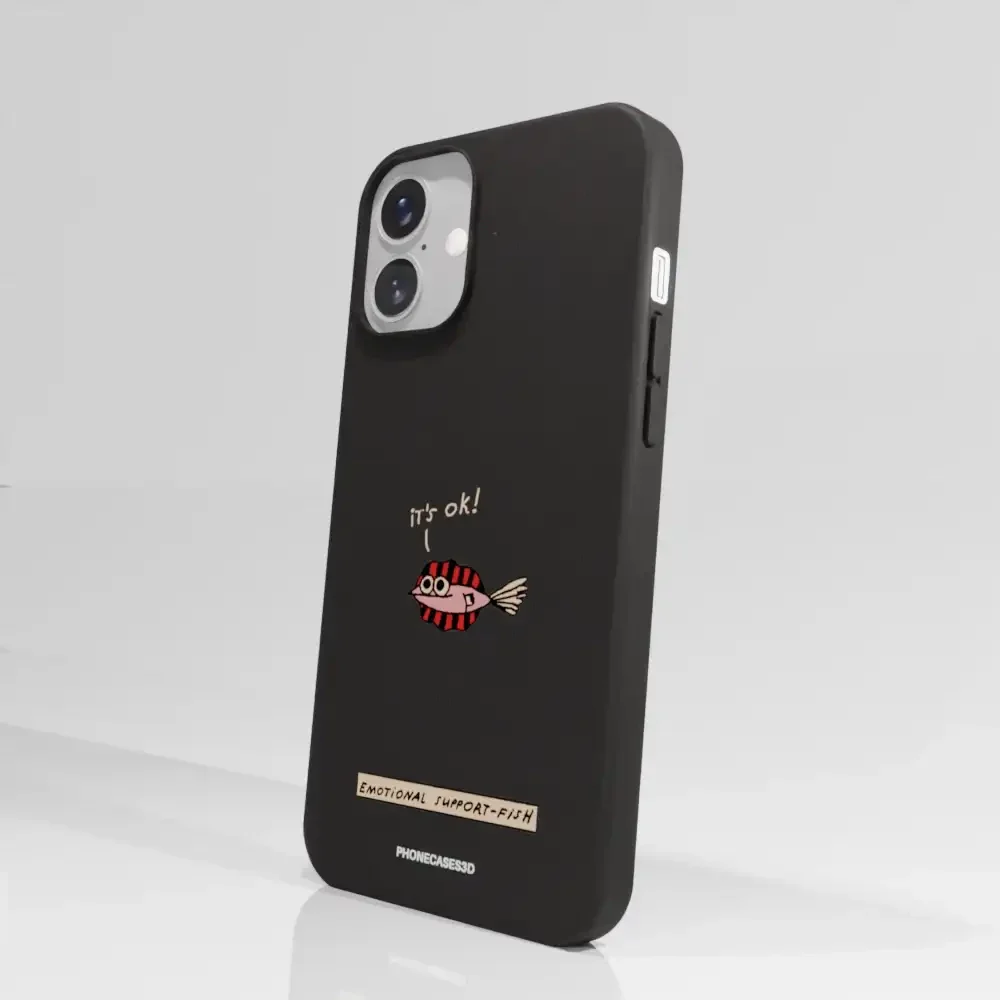 Maja Official Black Compostable Phone Case Design Support-Fish - Image 70