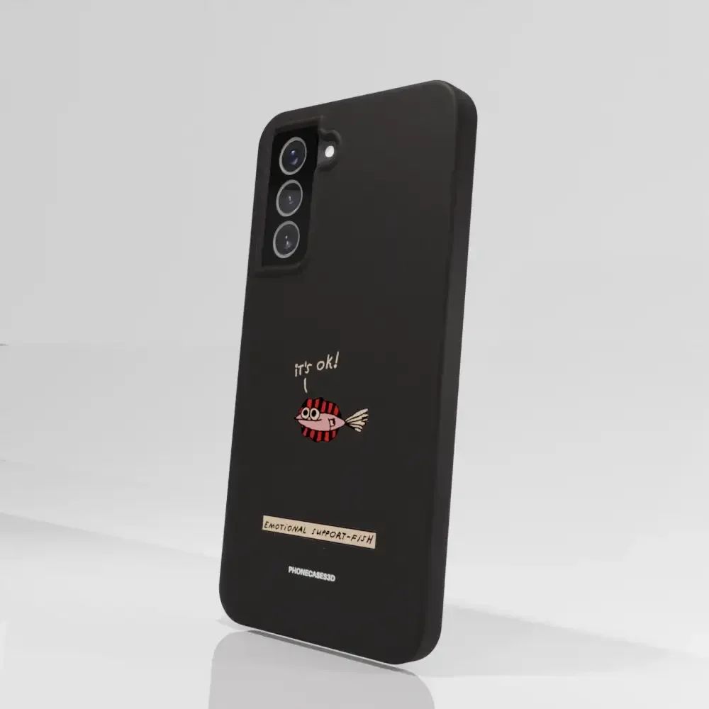 Maja Official Black Compostable Phone Case Design Support-Fish - Image 73