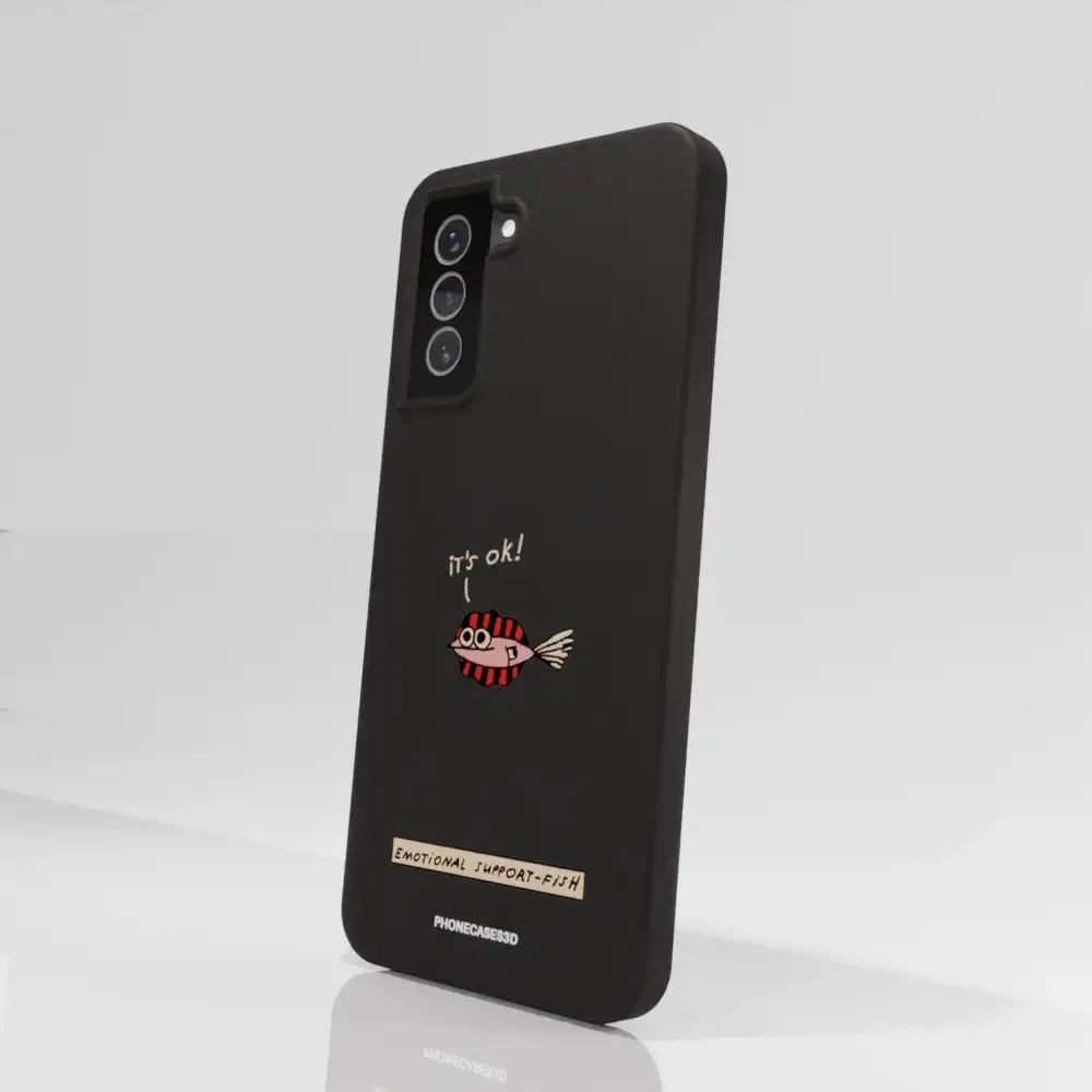 Maja Official Black Compostable Phone Case Design Support-Fish - Image 74