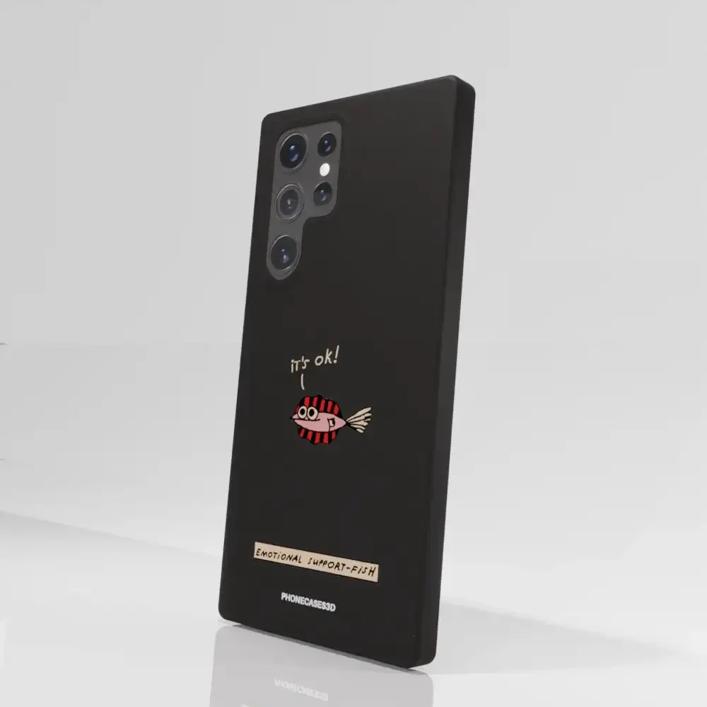 Maja Official Black Compostable Phone Case Design Support-Fish - Image 78