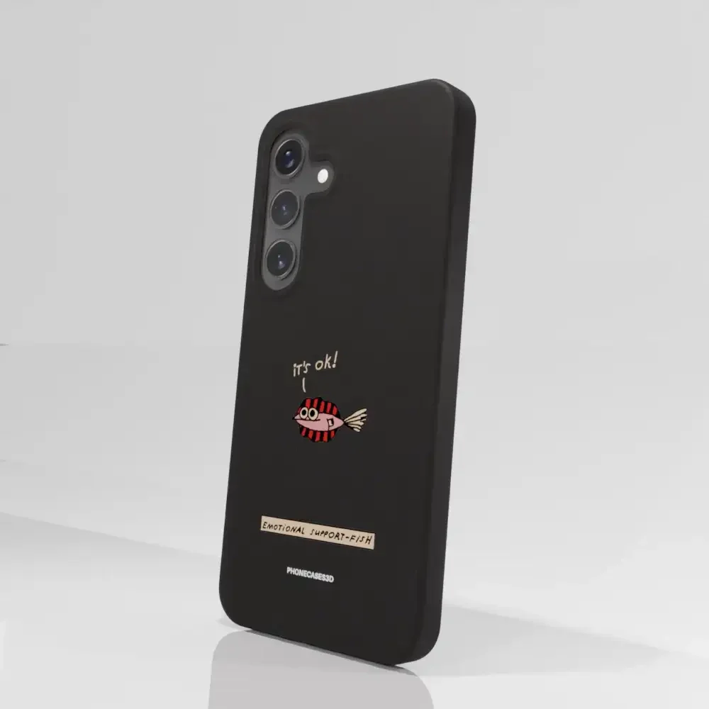 Maja Official Black Compostable Phone Case Design Support-Fish - Image 82