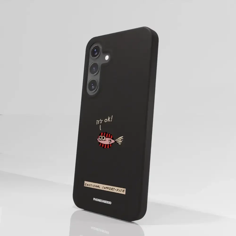 Maja Official Black Compostable Phone Case Design Support-Fish - Image 86