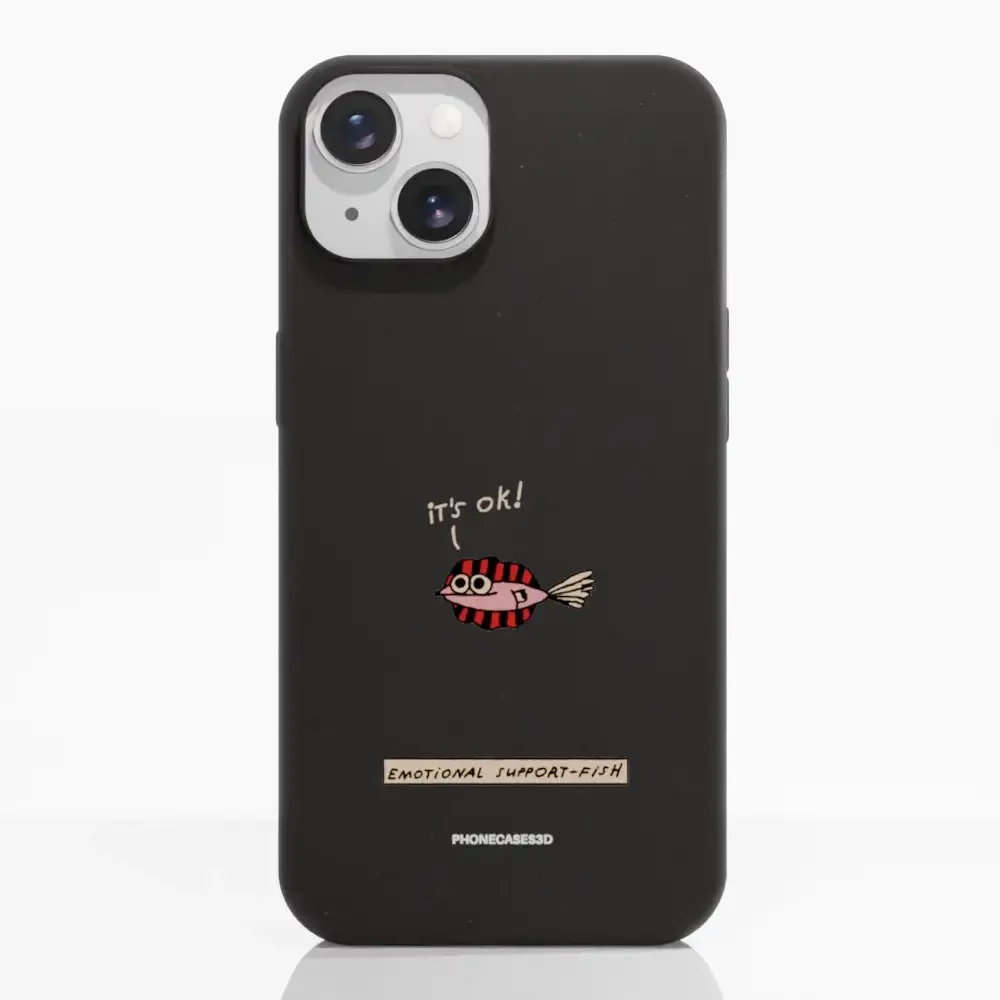 Maja Official Black Compostable Phone Case Design Support-Fish - Image 9