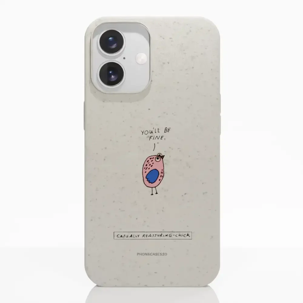 Maja Official White Compostable Phone Case Design Chick - Image 18