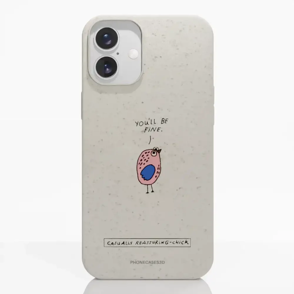 Maja Official White Compostable Phone Case Design Chick - Image 20