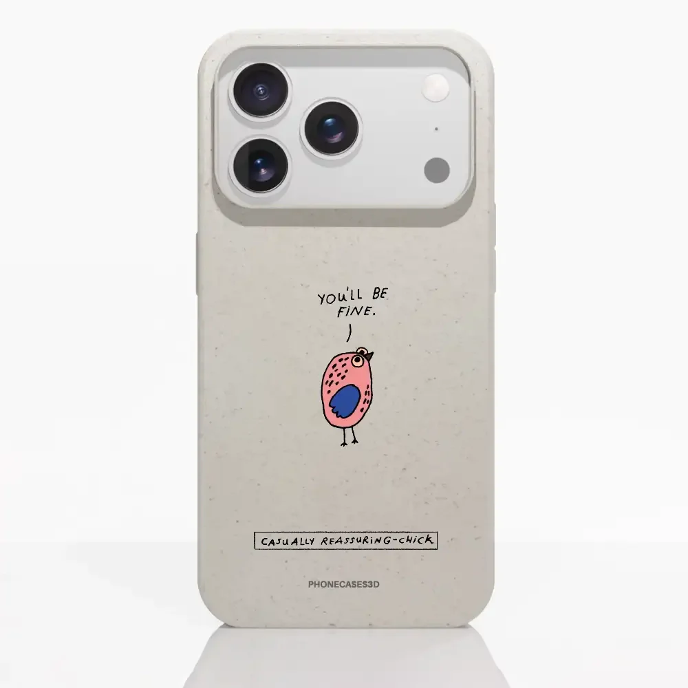 Maja Official White Compostable Phone Case Design Chick - Image 25
