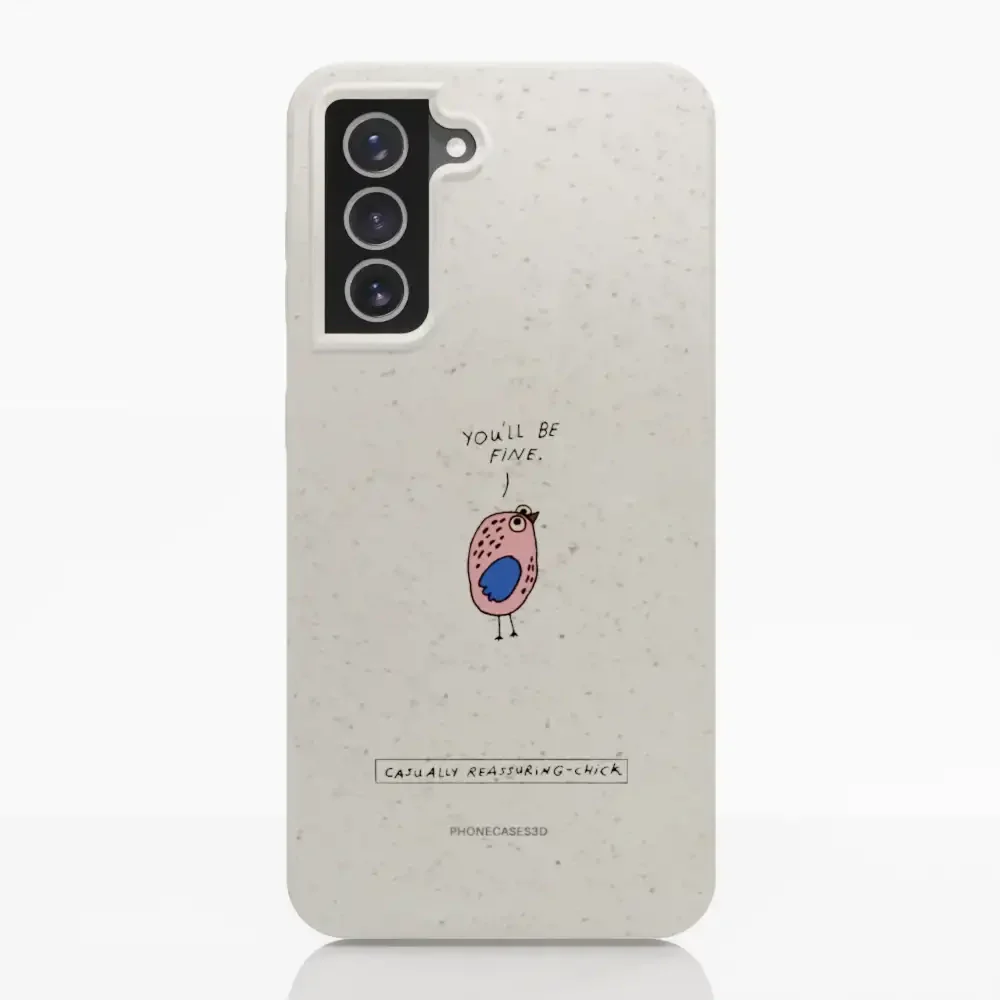 Maja Official White Compostable Phone Case Design Chick - Image 28