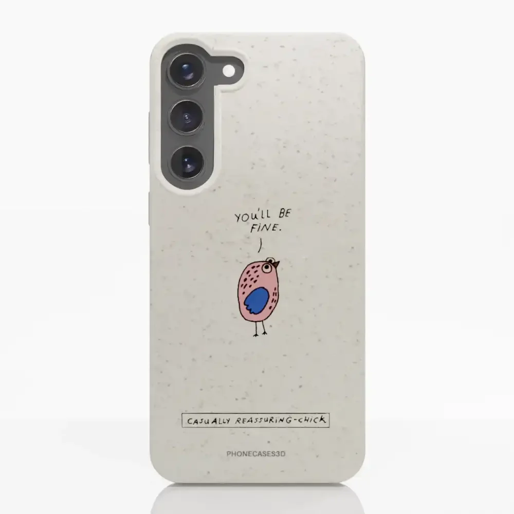 Maja Official White Compostable Phone Case Design Chick - Image 35