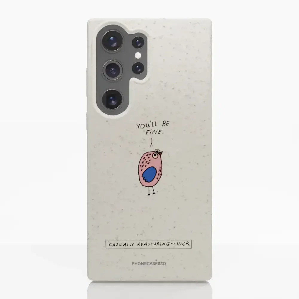 Maja Official White Compostable Phone Case Design Chick - Image 36