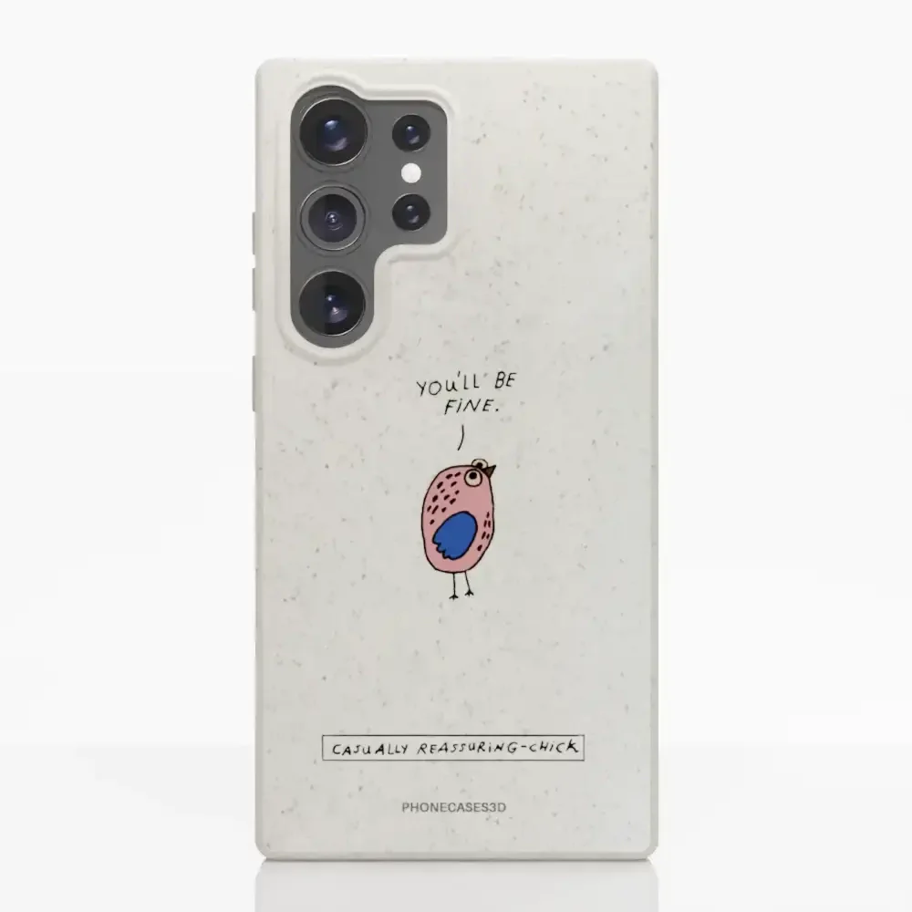 Maja Official White Compostable Phone Case Design Chick - Image 39