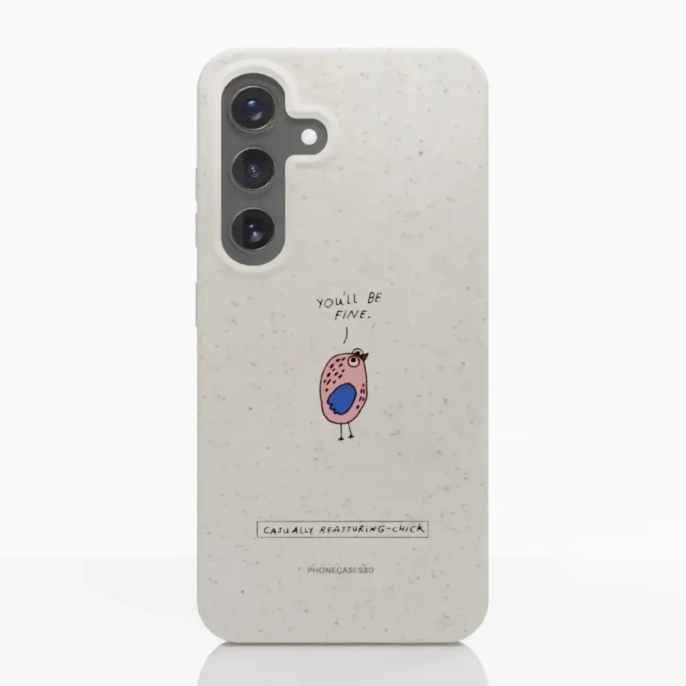 Maja Official White Compostable Phone Case Design Chick - Image 40