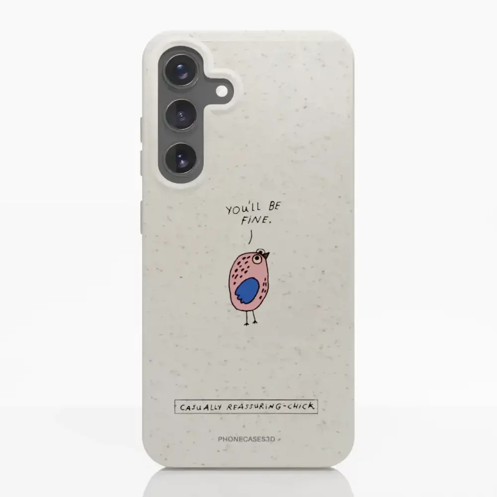 Maja Official White Compostable Phone Case Design Chick - Image 41
