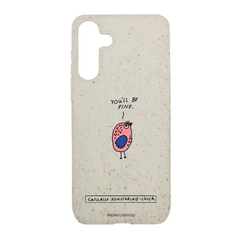 Maja Official White Compostable Phone Case Design Chick - Image 48
