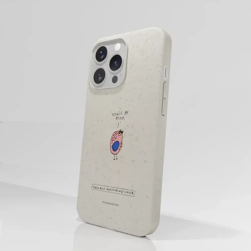 Maja Official White Compostable Phone Case Design Chick - Image 58