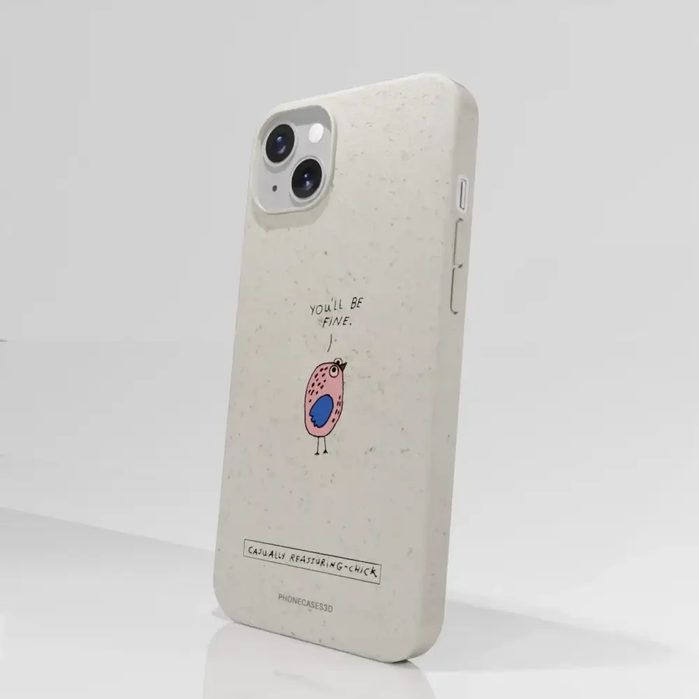 Maja Official White Compostable Phone Case Design Chick - Image 65