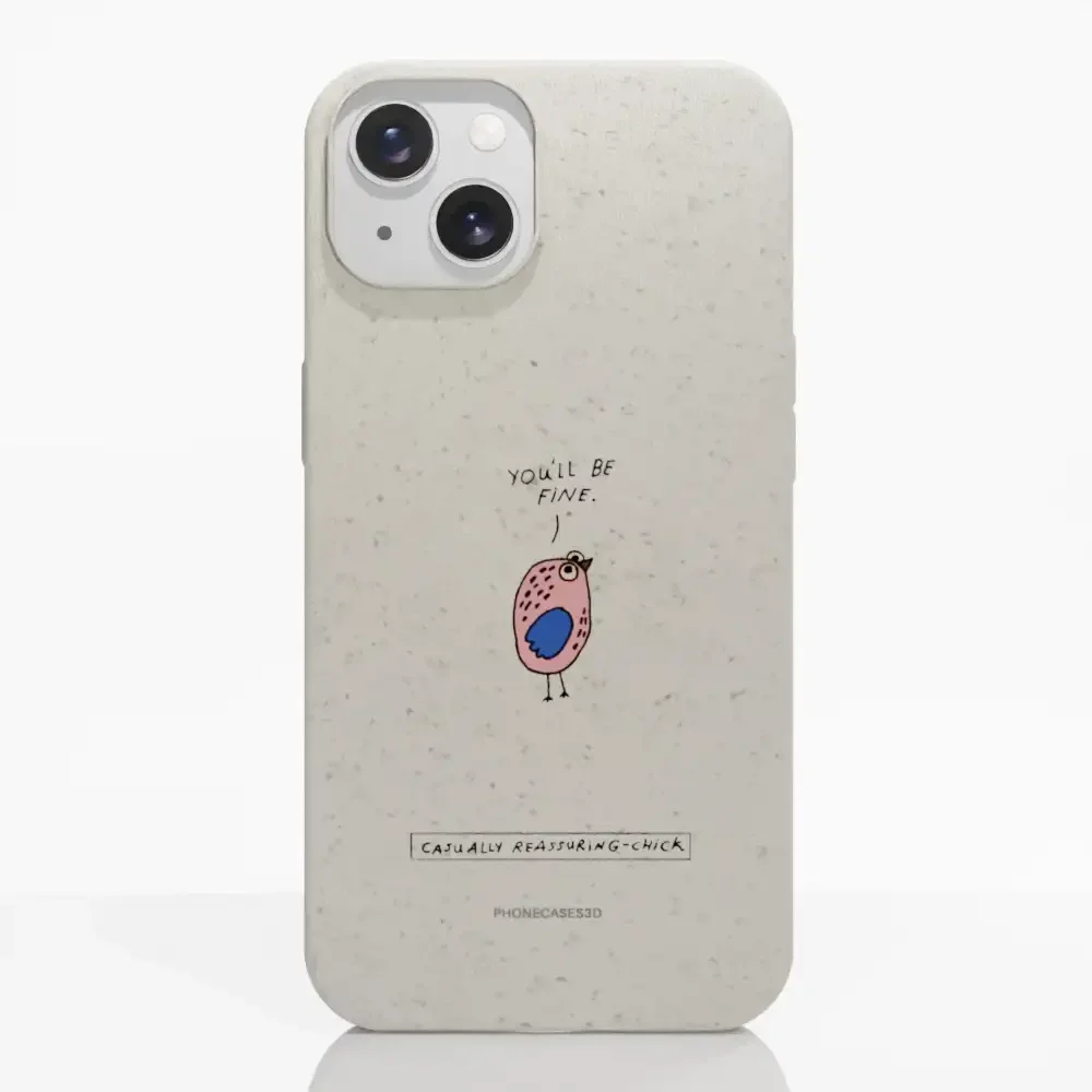 Maja Official White Compostable Phone Case Design Chick - Image 7