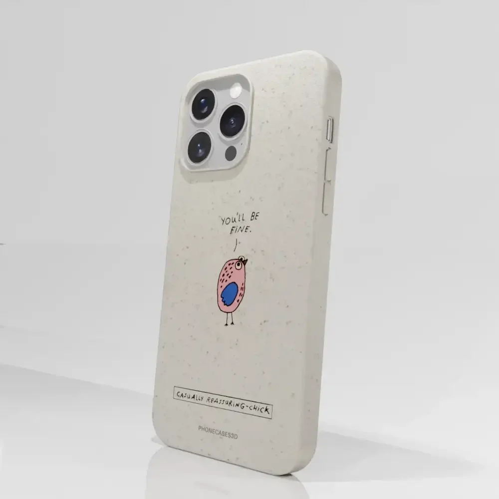 Maja Official White Compostable Phone Case Design Chick - Image 72
