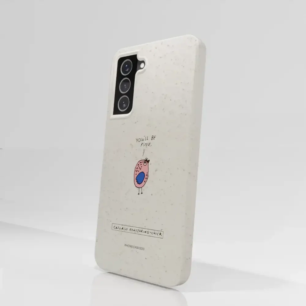 Maja Official White Compostable Phone Case Design Chick - Image 73