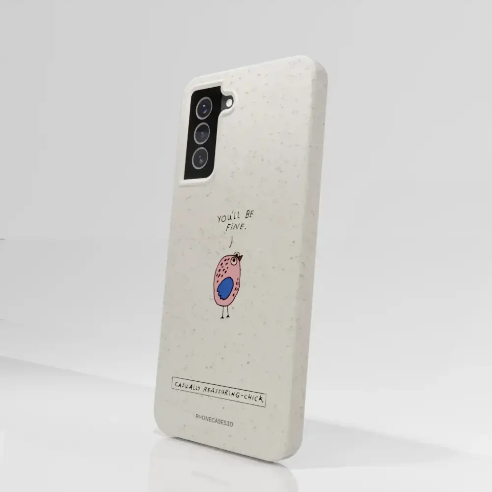 Maja Official White Compostable Phone Case Design Chick - Image 74