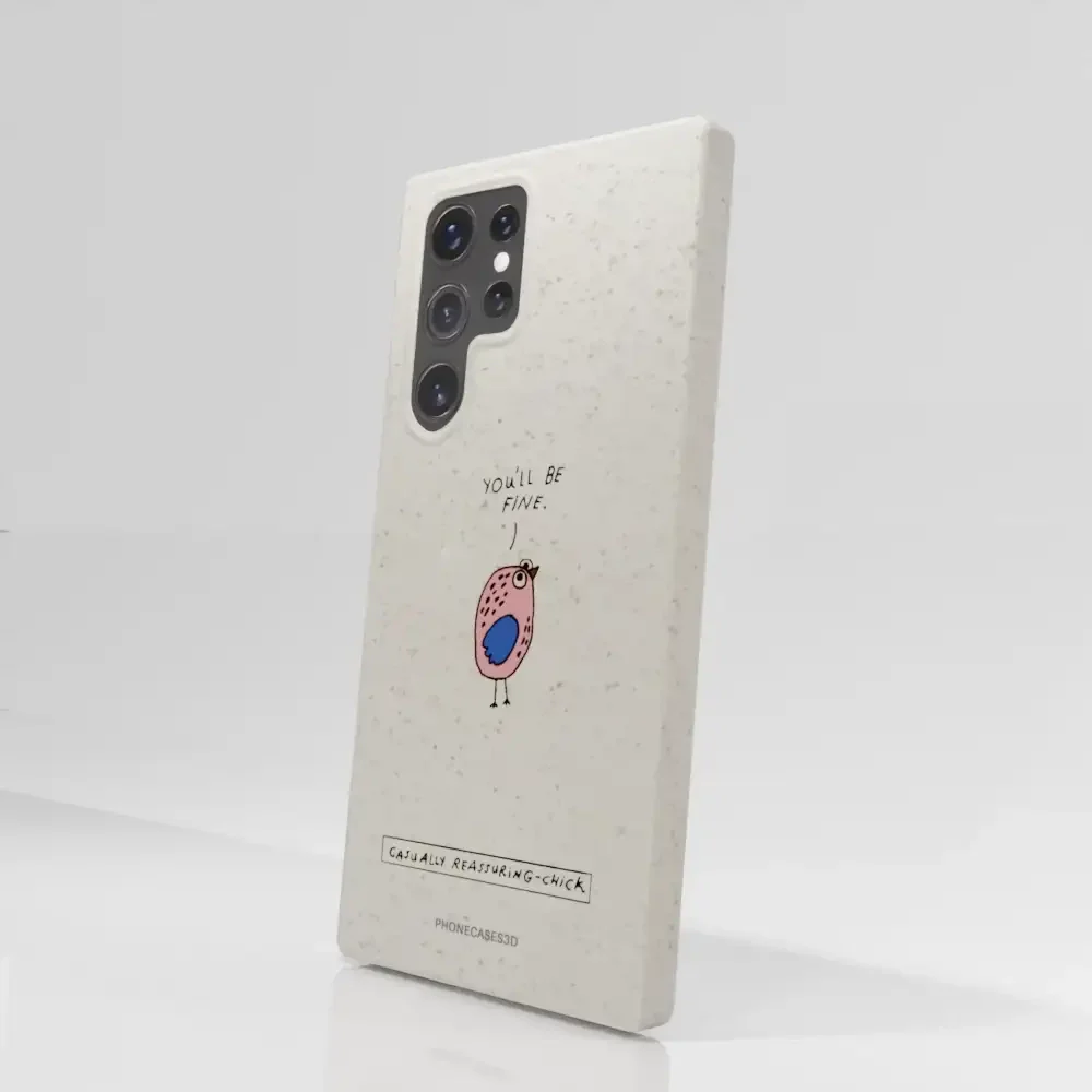Maja Official White Compostable Phone Case Design Chick - Image 78