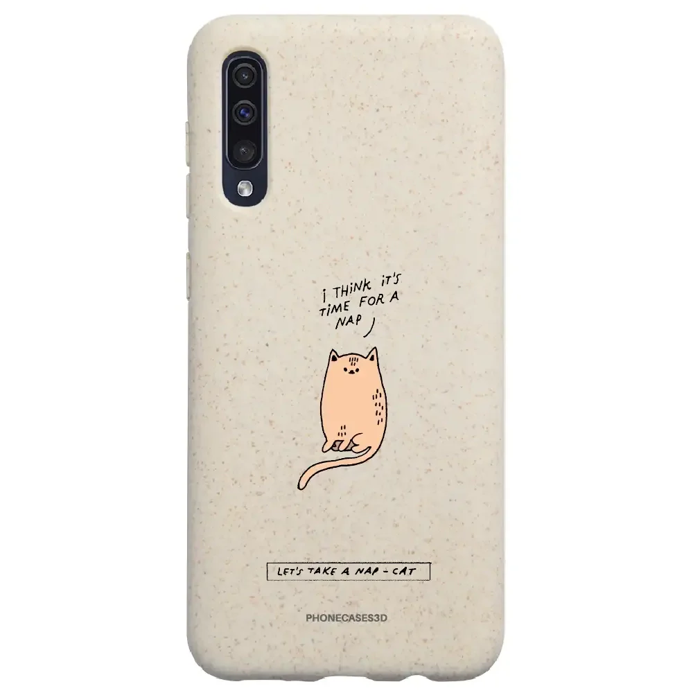 Maja Official White Compostable Phone Case Design Nap-Cat - Image 44
