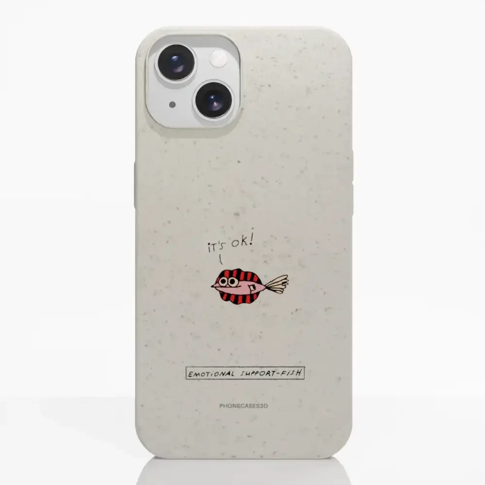Maja Official White Compostable Phone Case Design Support-Fish - Image 14