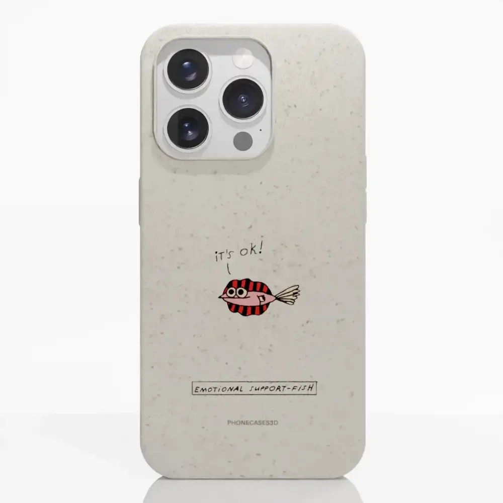 Maja Official White Compostable Phone Case Design Support-Fish - Image 16